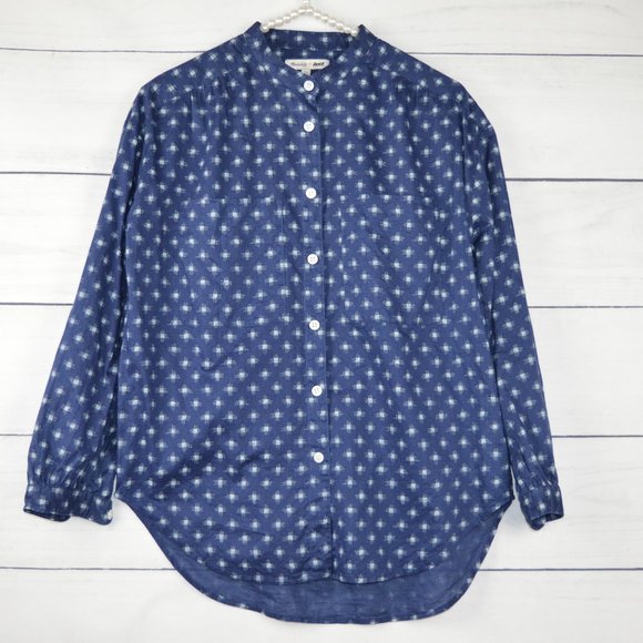 MADEWELL | x Daryl K Blue Long Sleeve Button-Down - Picture 3 of 11